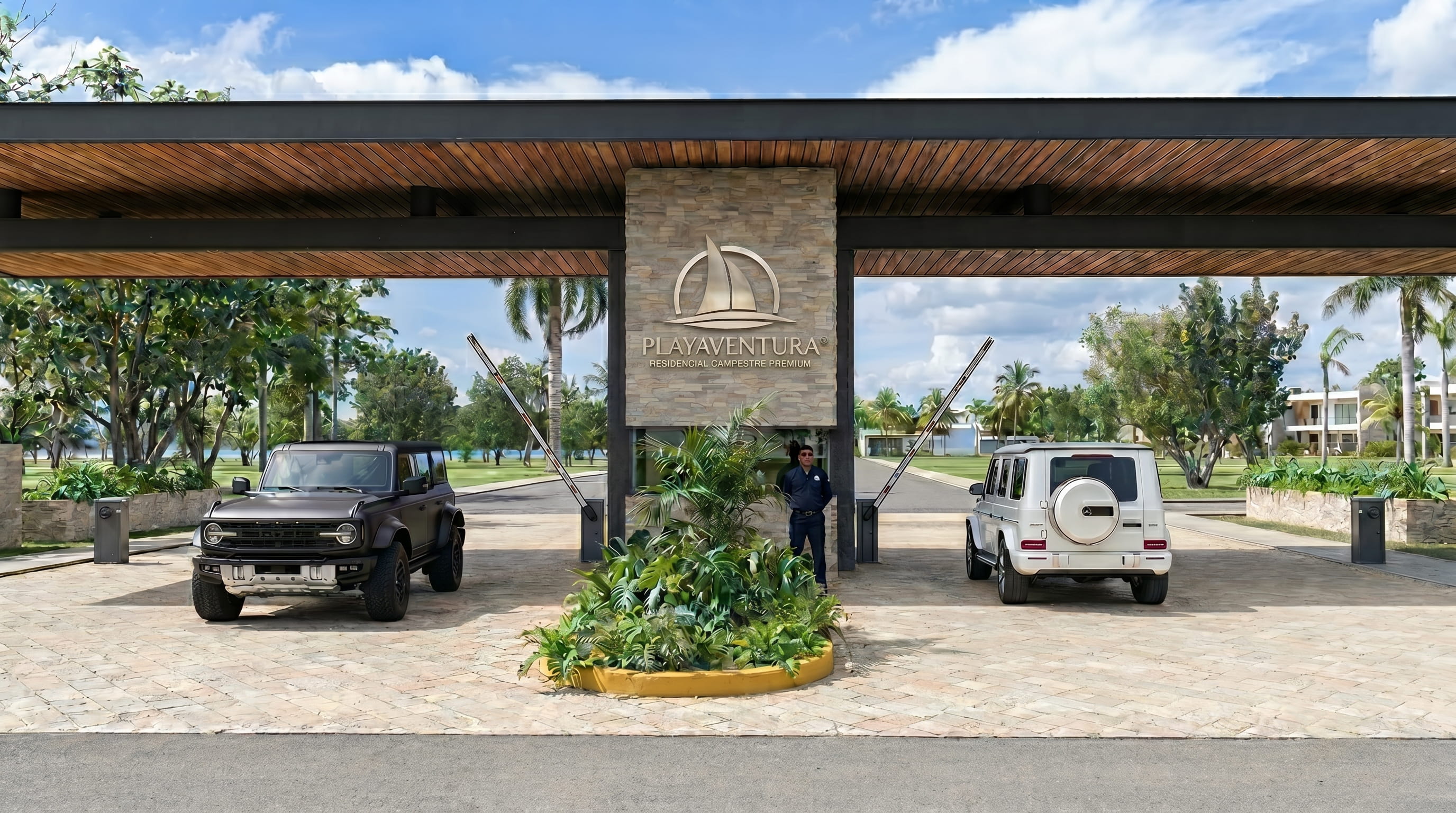 Acceso principal de Playaventura
