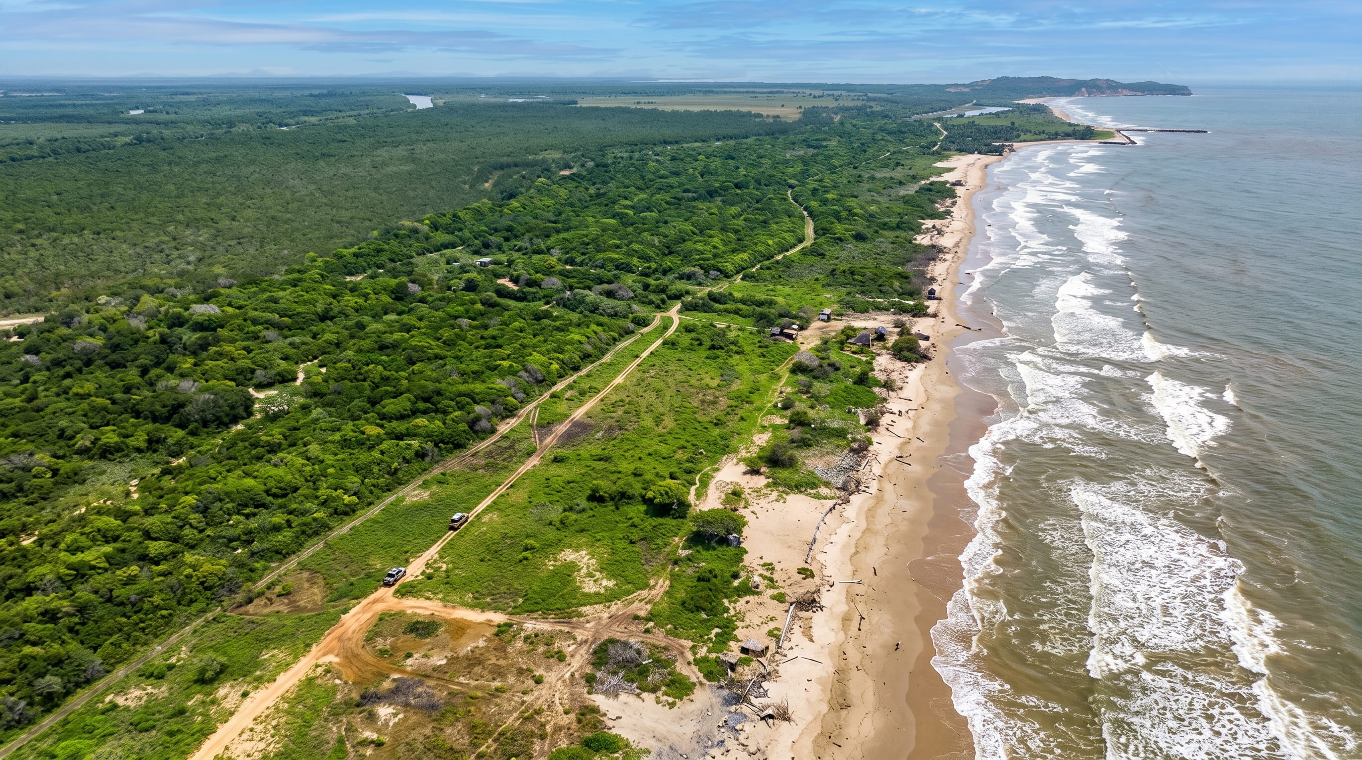 Vista aérea de la zona de Playaventura